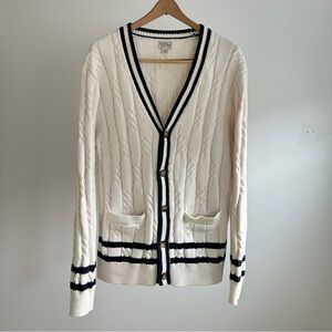 J.Crew Cableknit Cradigan